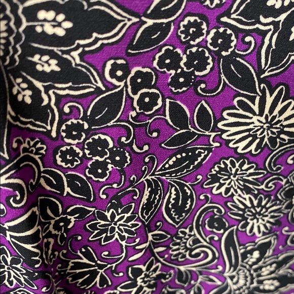 Susan Graver Paisley Mockneck Women's Top - Picture 7 of 7